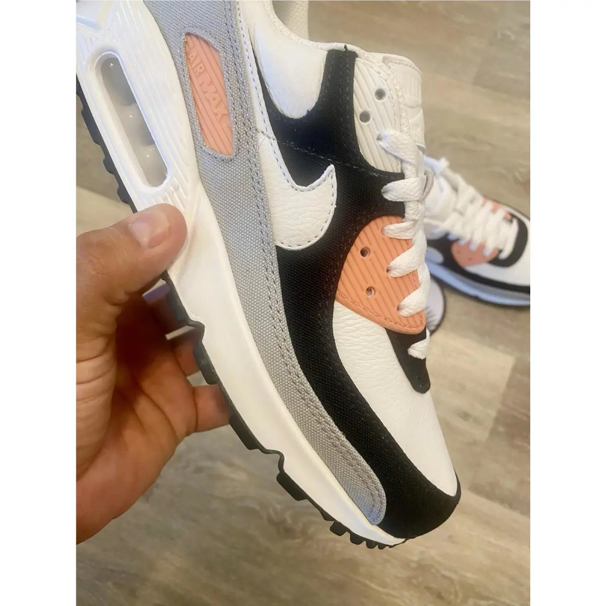 Nike shoes - Nike Air Max 90 NBY - DO7431-900 - White / Black / Grey / Pink (UPC: 196153260450) 7