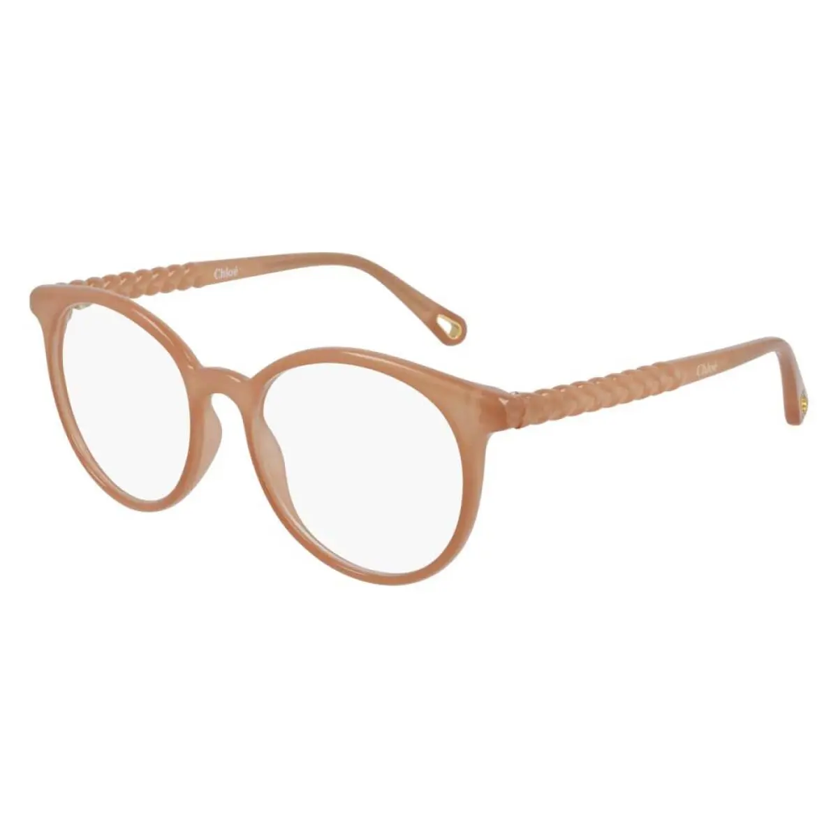 Chloe Women Round Eyeglasses CH0006O 005 Pink 52mm
