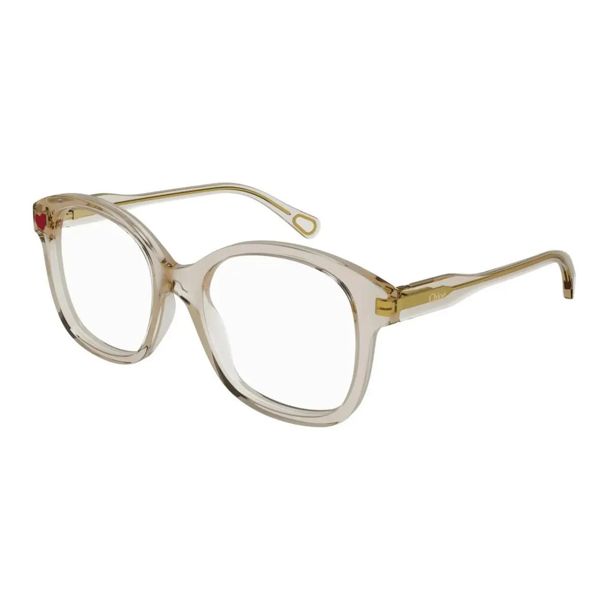 Chloe Girls Rectangle Eyeglasses CC0013O 001 Transparent 48mm
