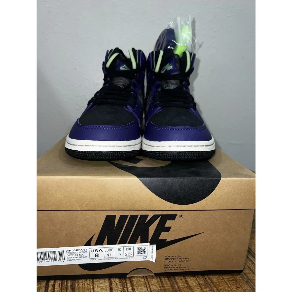 Nike shoes - Air Jordan 1 Zoom - Air Zoom - DC2133-500 - Purple (UPC: 0194501169882) 7