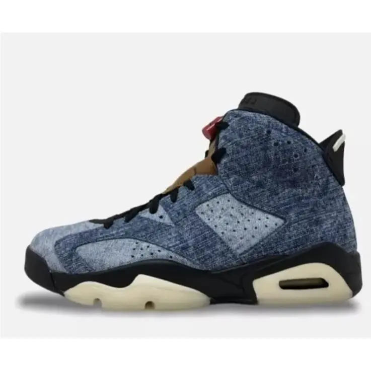 Nike Air Jordan 6 Retro Washed Denim CT5350 401 Mens Size 8.5