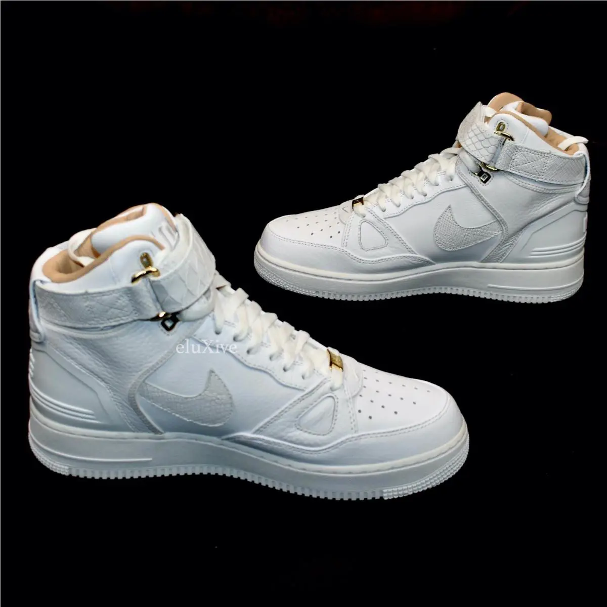 Nike shoes - Nike Air Force 1 - Air Force - AO1074-100 - White, Manufacturer: White/White-White (100) (UPC: 888407656286) 2