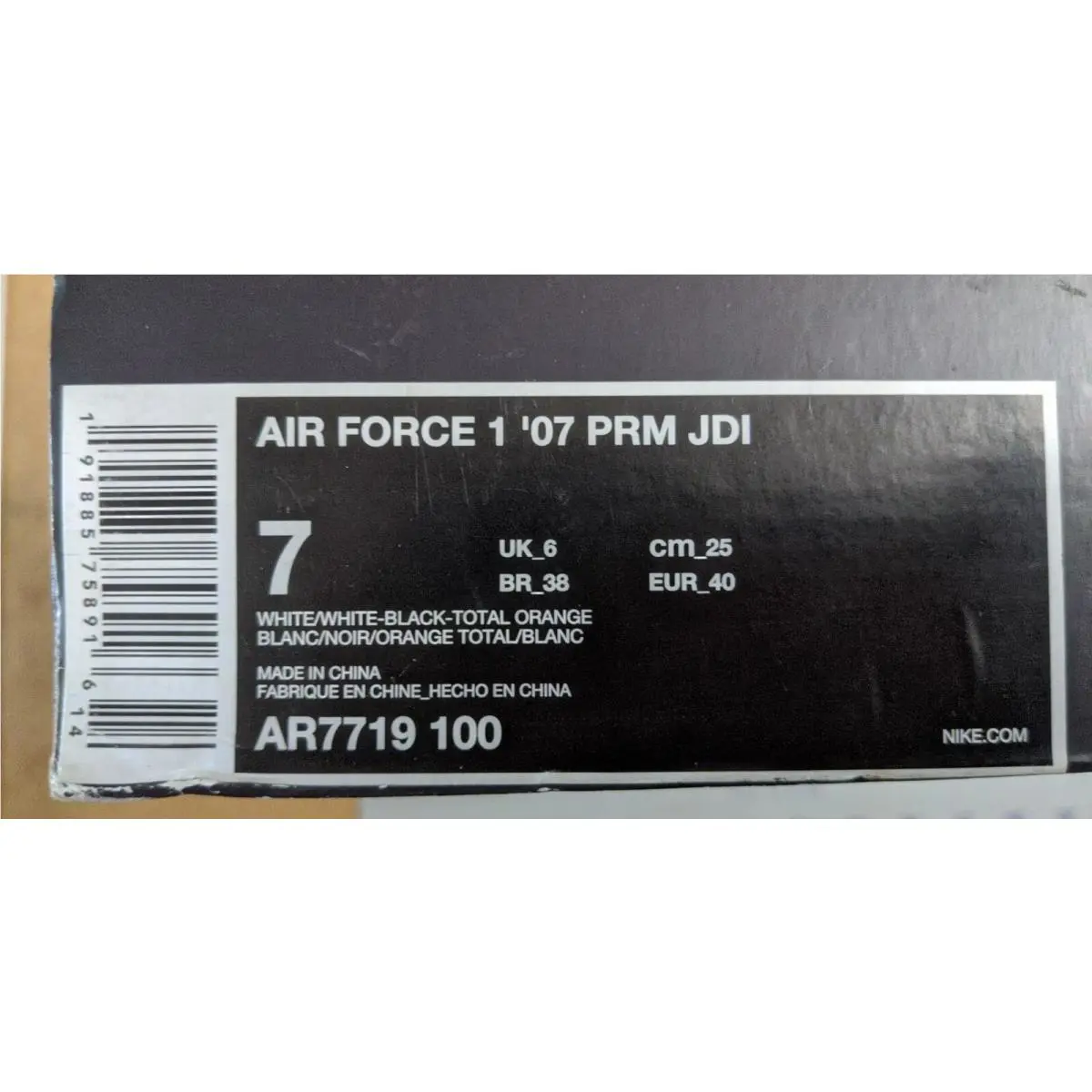 Nike shoes - Nike Air Force 1 - Air Force - AR7719-100 - White 6