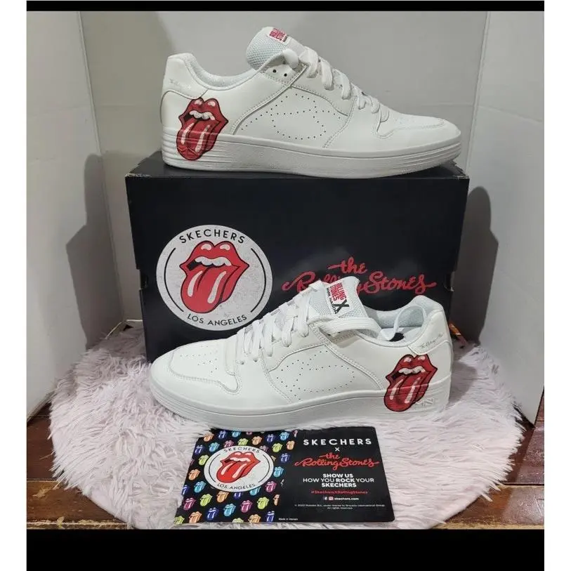Skechers shoes - Skechers MN X Rolling Stones Palmilla RS - 210748 WHT - NA (UPC: 196989424347) 5