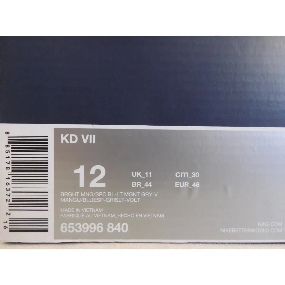 Nike shoes - Nike KD 7 - 653996-840 - Pink (UPC: 0665215747784) 4