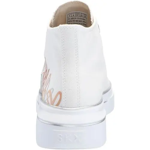 Skechers shoes - White gold silver - 185134 4