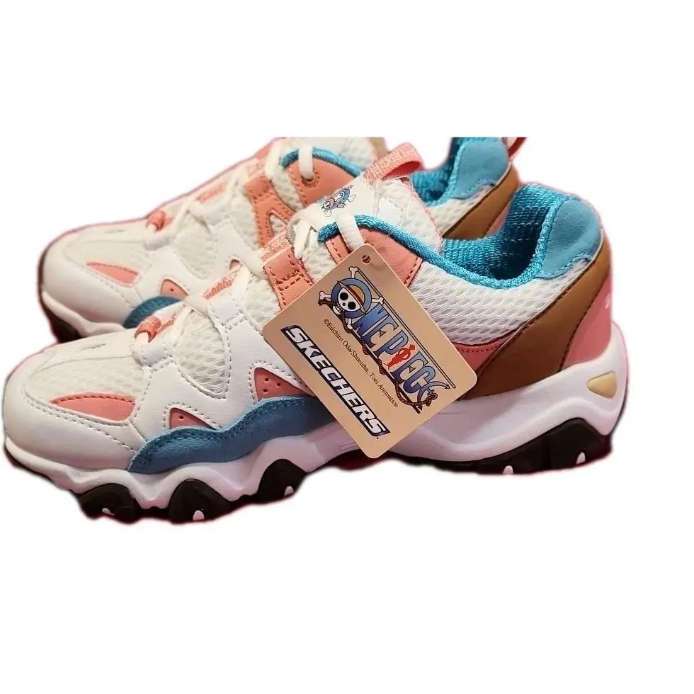 Skechers shoes - SKECHERS D`Lites - Pink Blue White (UPC: 192283759178) 3