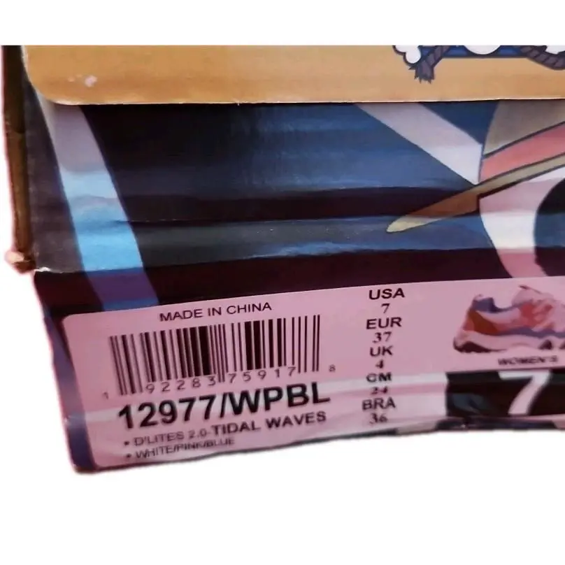 Skechers shoes - SKECHERS D`Lites - Pink Blue White (UPC: 192283759178) 7