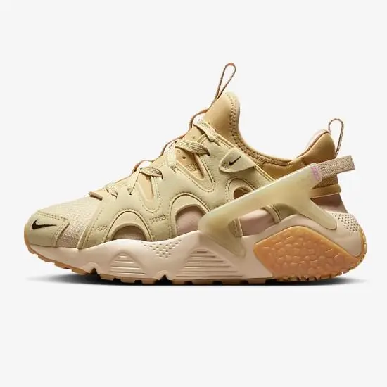 Sz 6 - Women`s Nike Air Huarache Craft DQ8031-100 Sanddrift/earth-team Gold