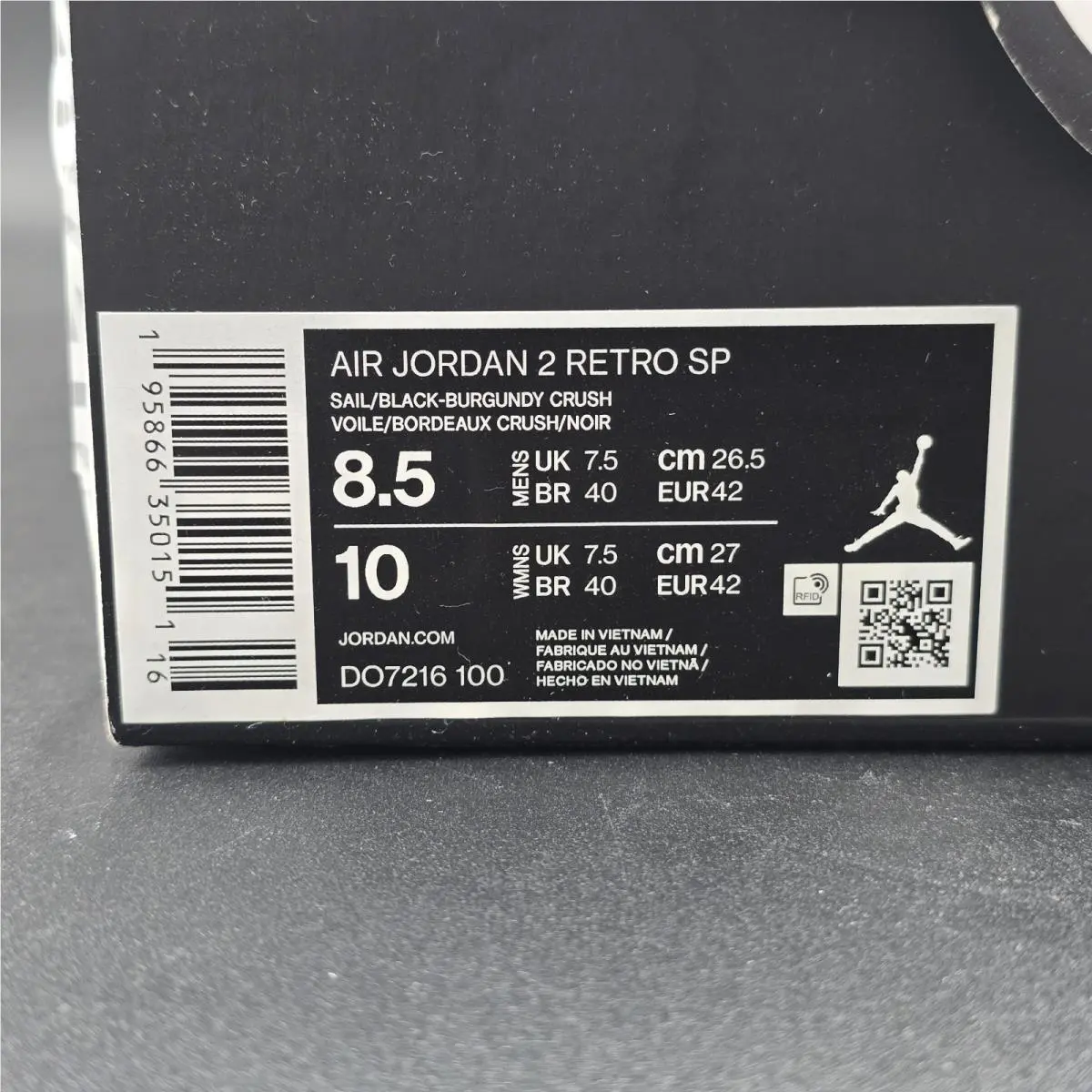 Nike shoes - Air Jordan 2 - Air - DO7216-100 - White 4