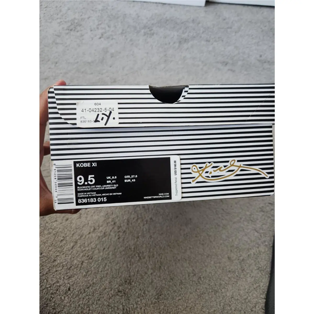Nike shoes - Nike Kobe 11 - Kobe - 836183-015 - Black (UPC: 0665215321397) 8