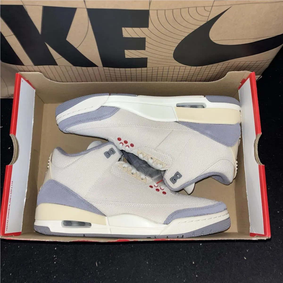 Nike shoes - Air Jordan 3 - Air - DH7139100 - Ivory (UPC: 0195866140424) 4