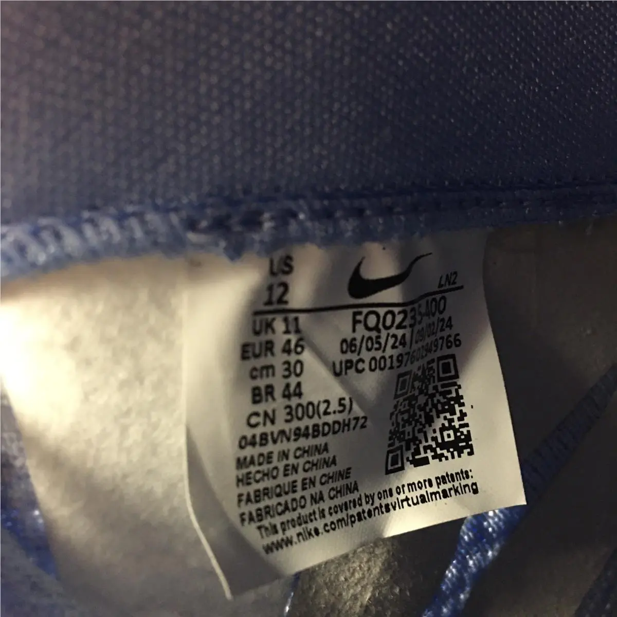 Nike shoes - Nike Vapor Edge 360 - Vapor Edge - FQ0235-400 - Blue 9