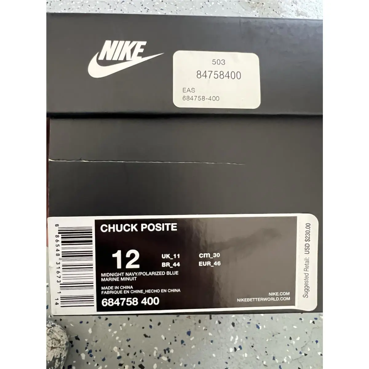 Nike shoes - Nike - 684758-400 - White Midnight Navy Blue Polarized 4
