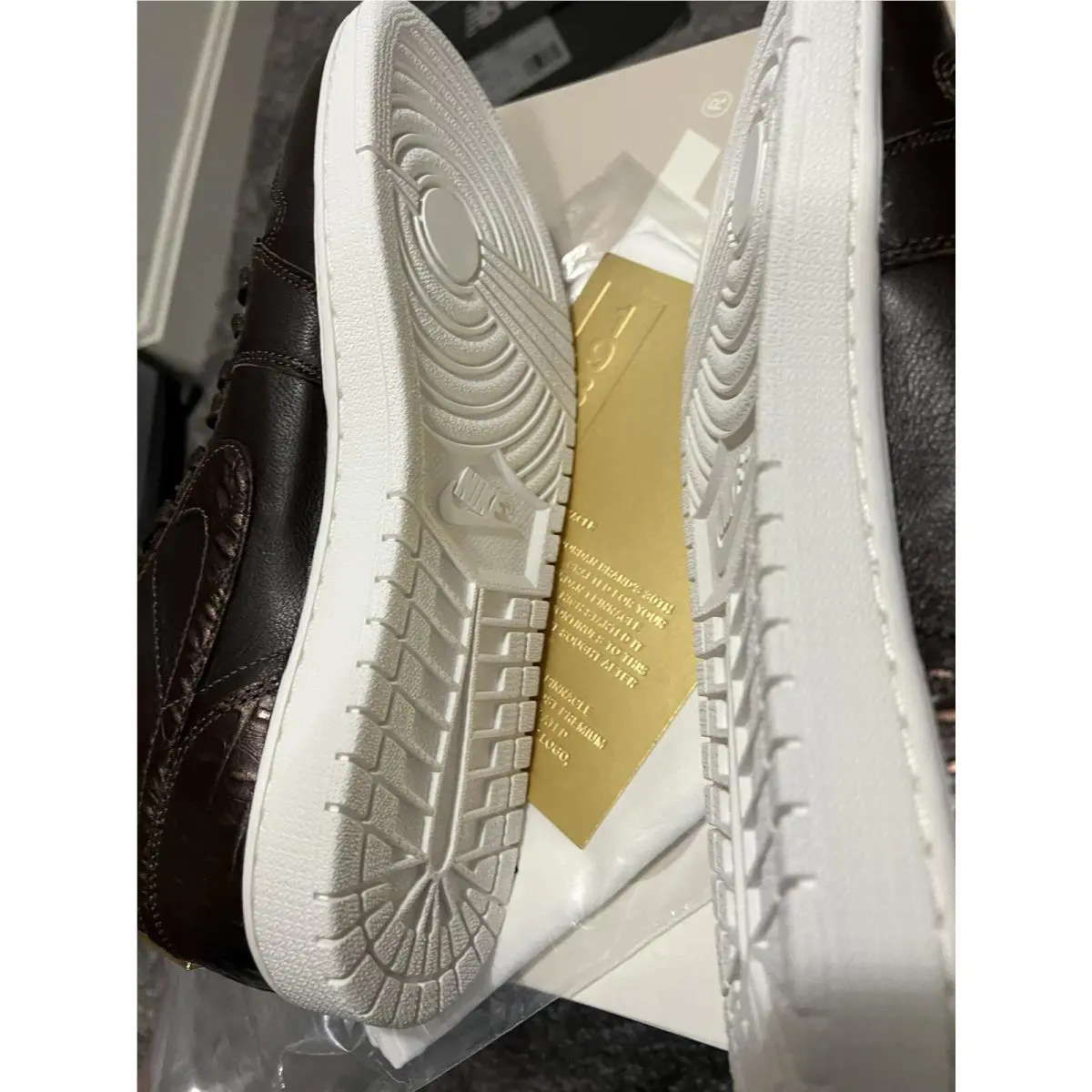 Nike shoes - Air Jordan 1 - Air - 705075-205 - Brown (UPC: 0888410193662) 9