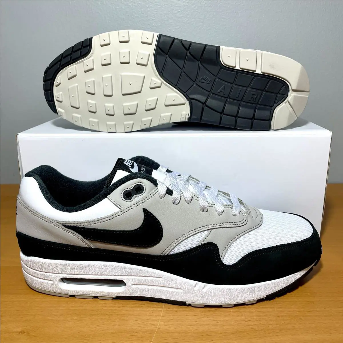 Nike shoes - Nike Air Max 1 - Air Max - Nike By You - Gray 3