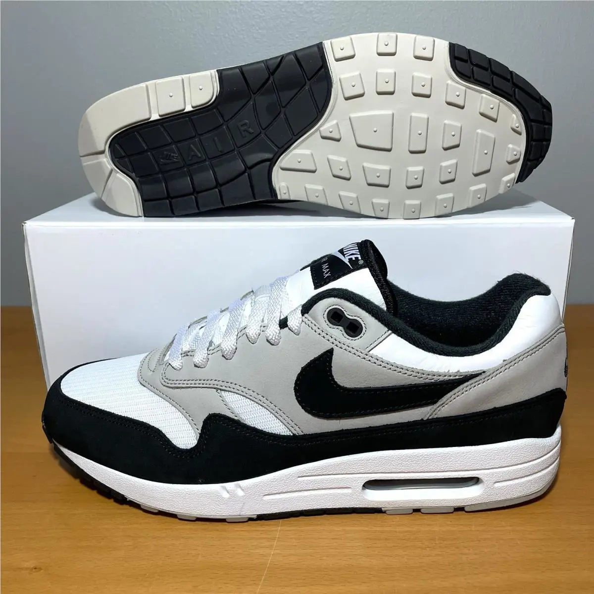 Nike shoes - Nike Air Max 1 - Air Max - Nike By You - Gray 4