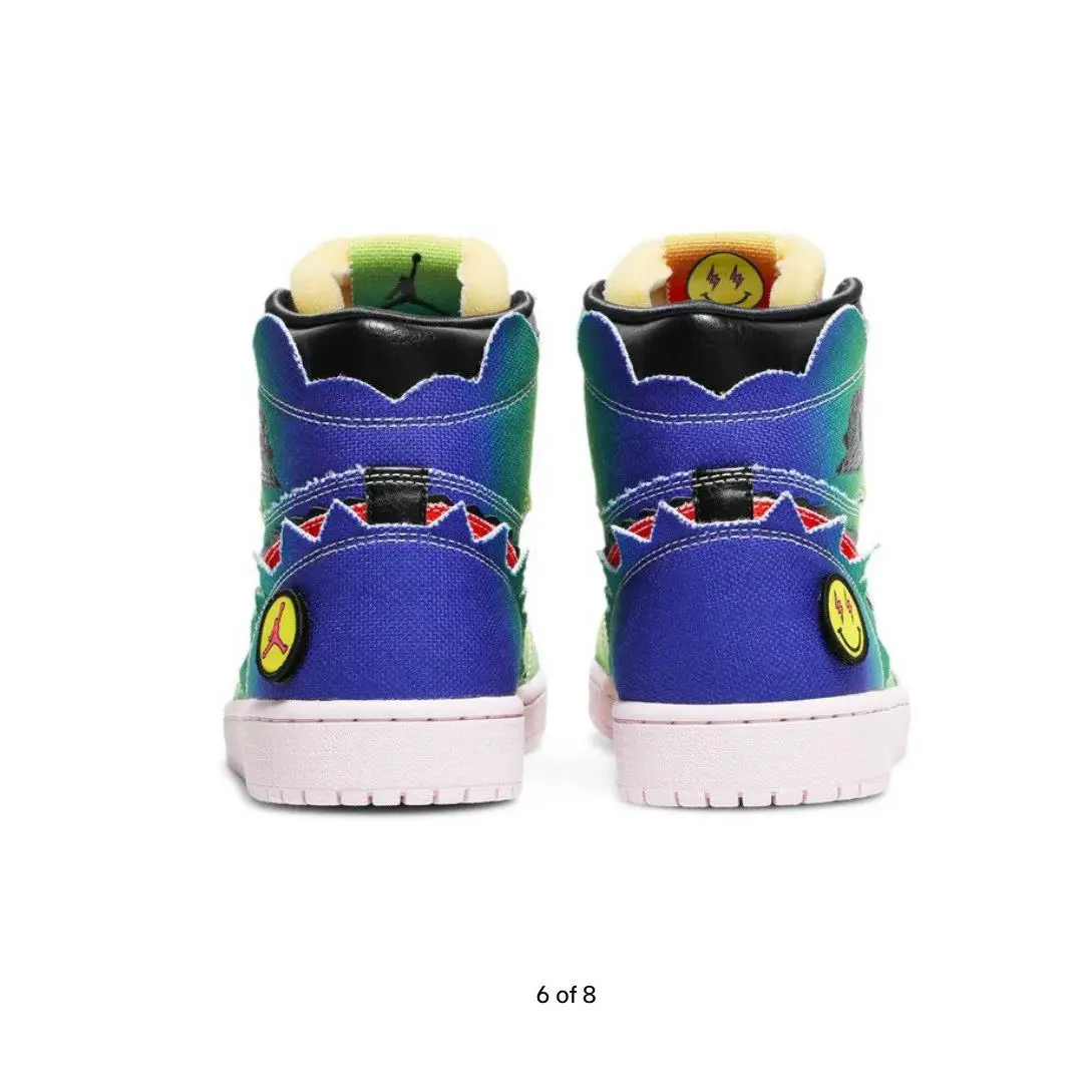 Nike shoes - Air Jordan 1 - Air - DC3481-900 - Multicolor, Manufacturer: Multi-Color/Black-Pink Foam-Multi-Color (UPC: 0194500258839) 2