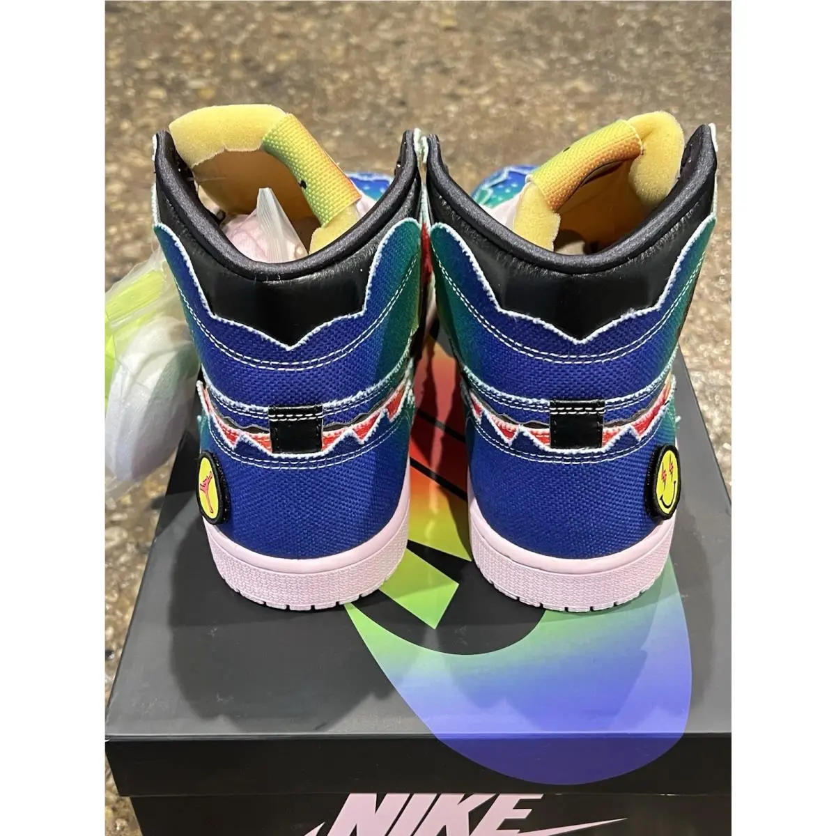 Nike shoes - Air Jordan 1 - Air - DC3481-900 - Multicolor, Manufacturer: Multi-Color/Black-Pink Foam-Multi-Color (UPC: 0194500258839) 2