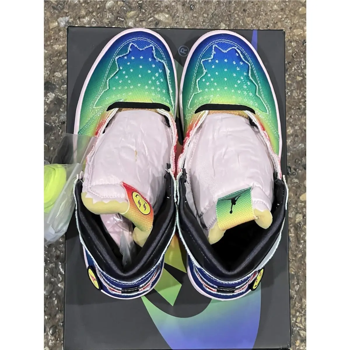 Nike shoes - Air Jordan 1 - Air - DC3481-900 - Multicolor, Manufacturer: Multi-Color/Black-Pink Foam-Multi-Color (UPC: 0194500258839) 4