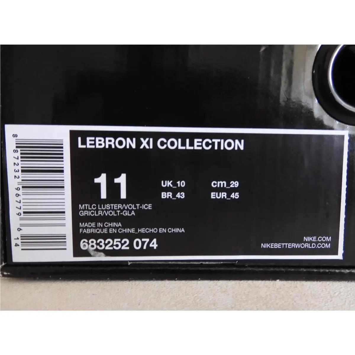 Nike shoes - Nike LeBron 11 - LeBron - 683252-074 - Silver (UPC: 887232967796) 4