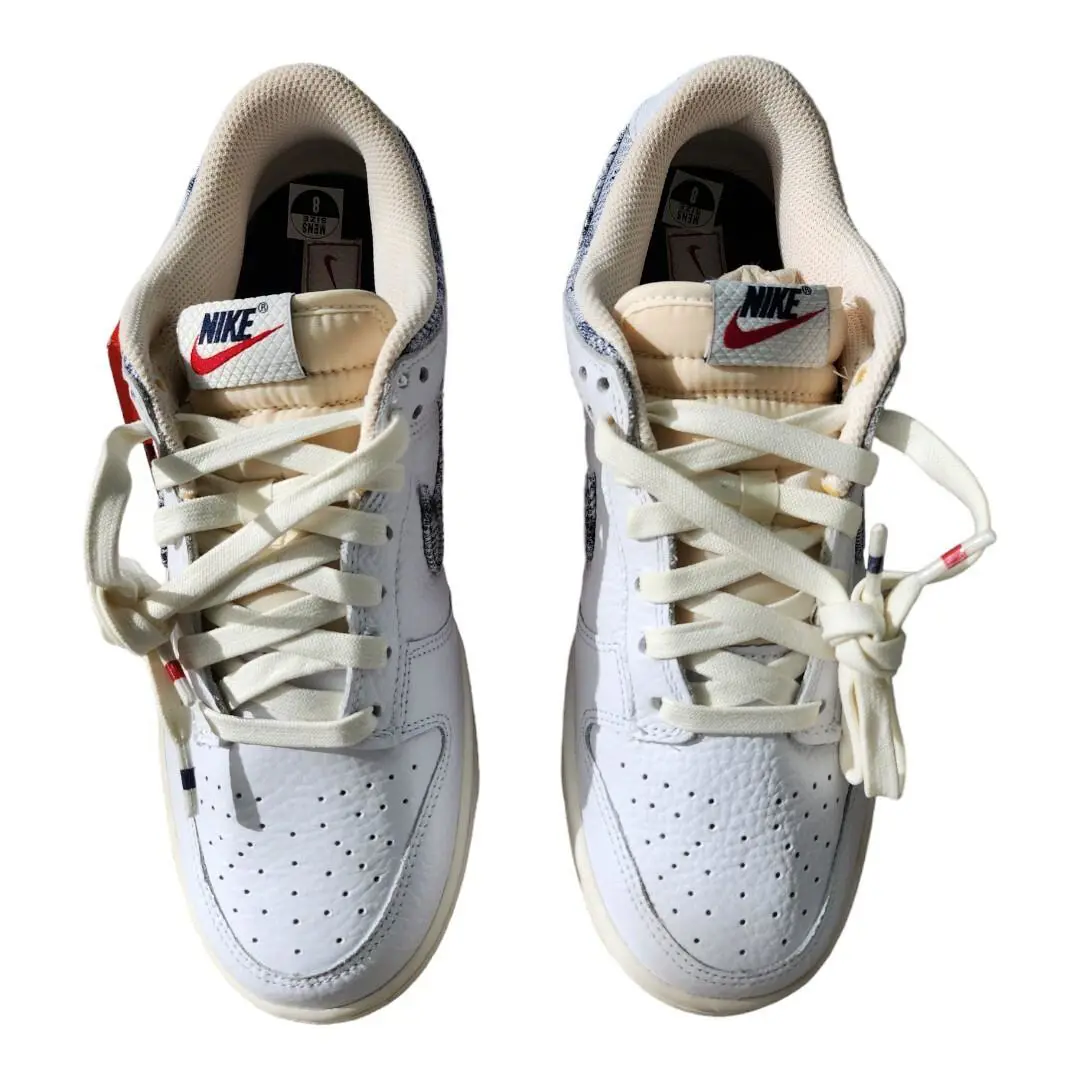Nike shoes - Nike Dunk Low - Dunk Low - FN6881-100 - White/Blue 3
