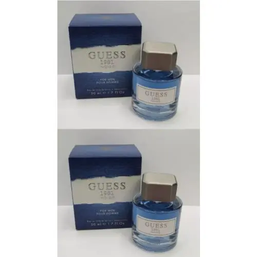 1981 Indigo For Men Eau DE Toilette Spray 1.7 OZ Boxed Lot OF 2 by Guess