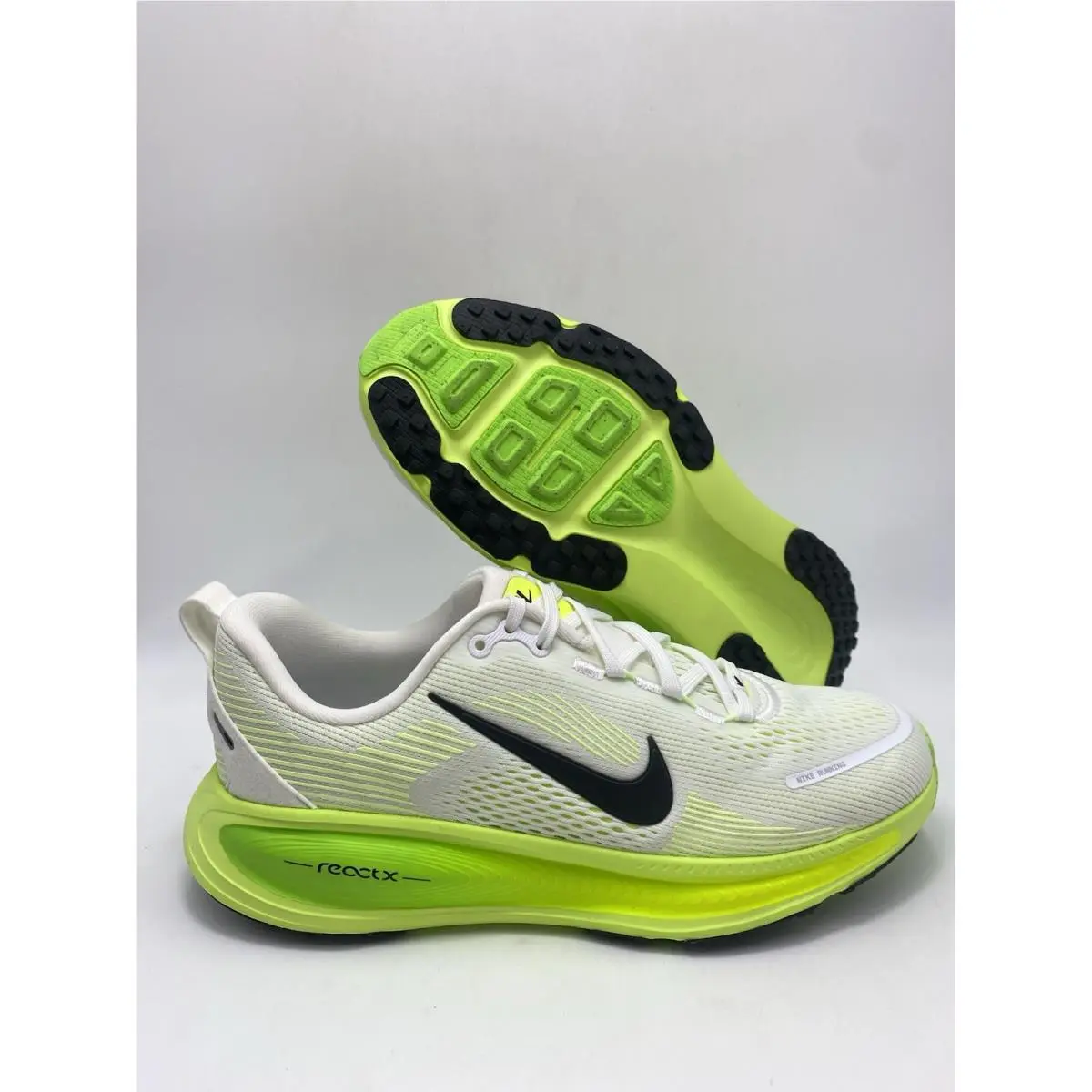 Nike Vomero 18 GS White Black Electric Green HQ2157 101 Size 7Y