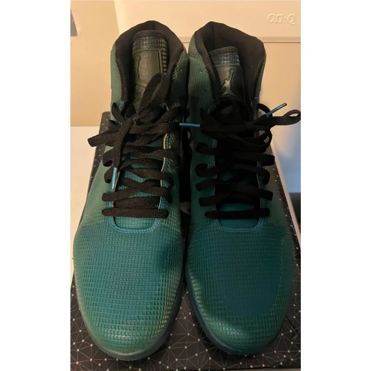 Nike shoes - Air Jordan 1 - Air - 677690 020 - TEAL (UPC: 00886066715962) 1