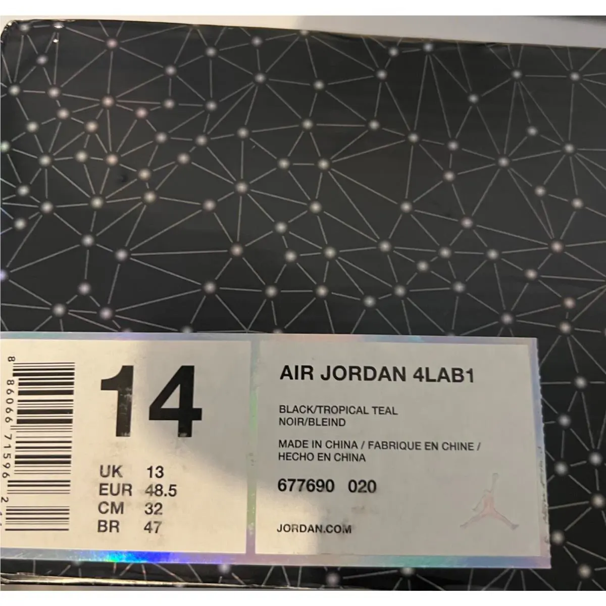 Nike shoes - Air Jordan 1 - Air - 677690 020 - TEAL (UPC: 00886066715962) 7