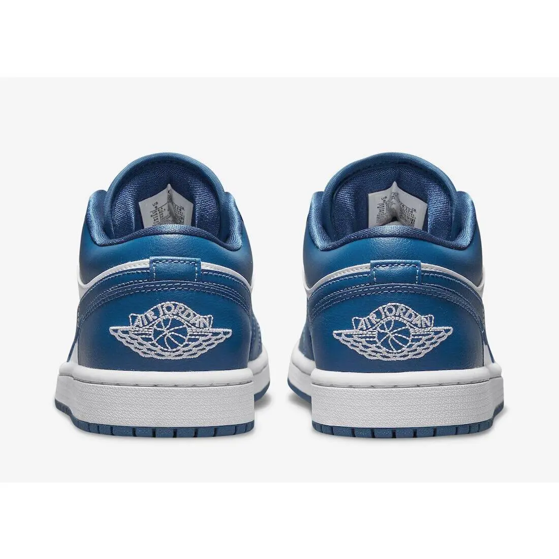 Nike shoes - Jordan 1 Low White Dark Marina Blue - DC0774-114 - Blue 3