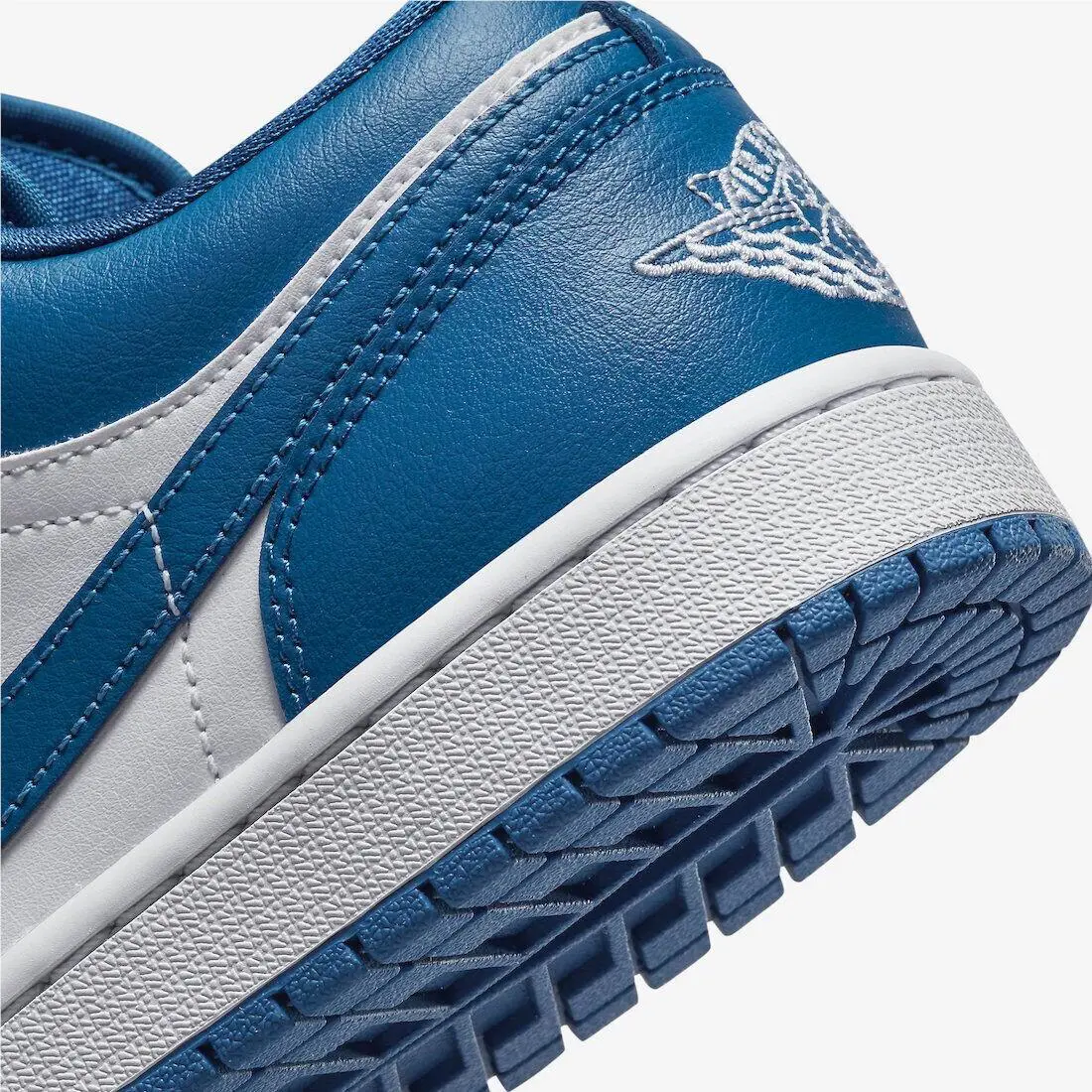 Nike shoes - Jordan 1 Low White Dark Marina Blue - DC0774-114 - Blue 5