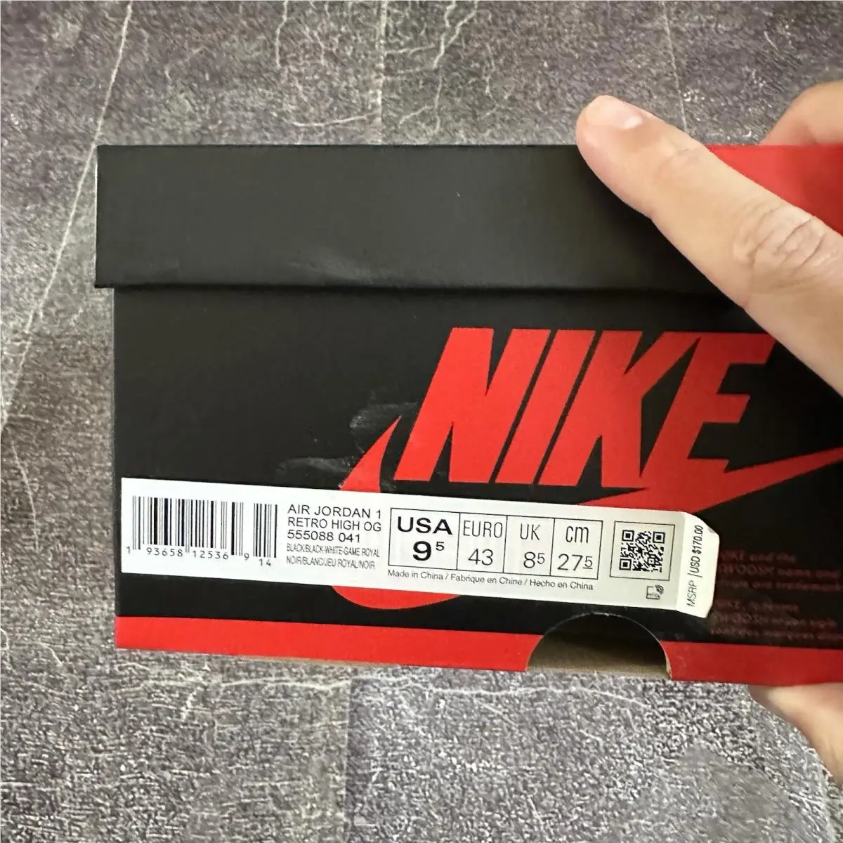 Nike shoes - Air Jordan 1 - Air - 555088-041 - Blue 6