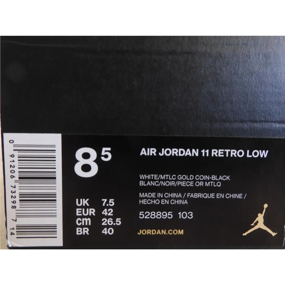 Nike shoes - Air Jordan 11 - Air - 528895-103 - White (UPC: 091206732987) 6