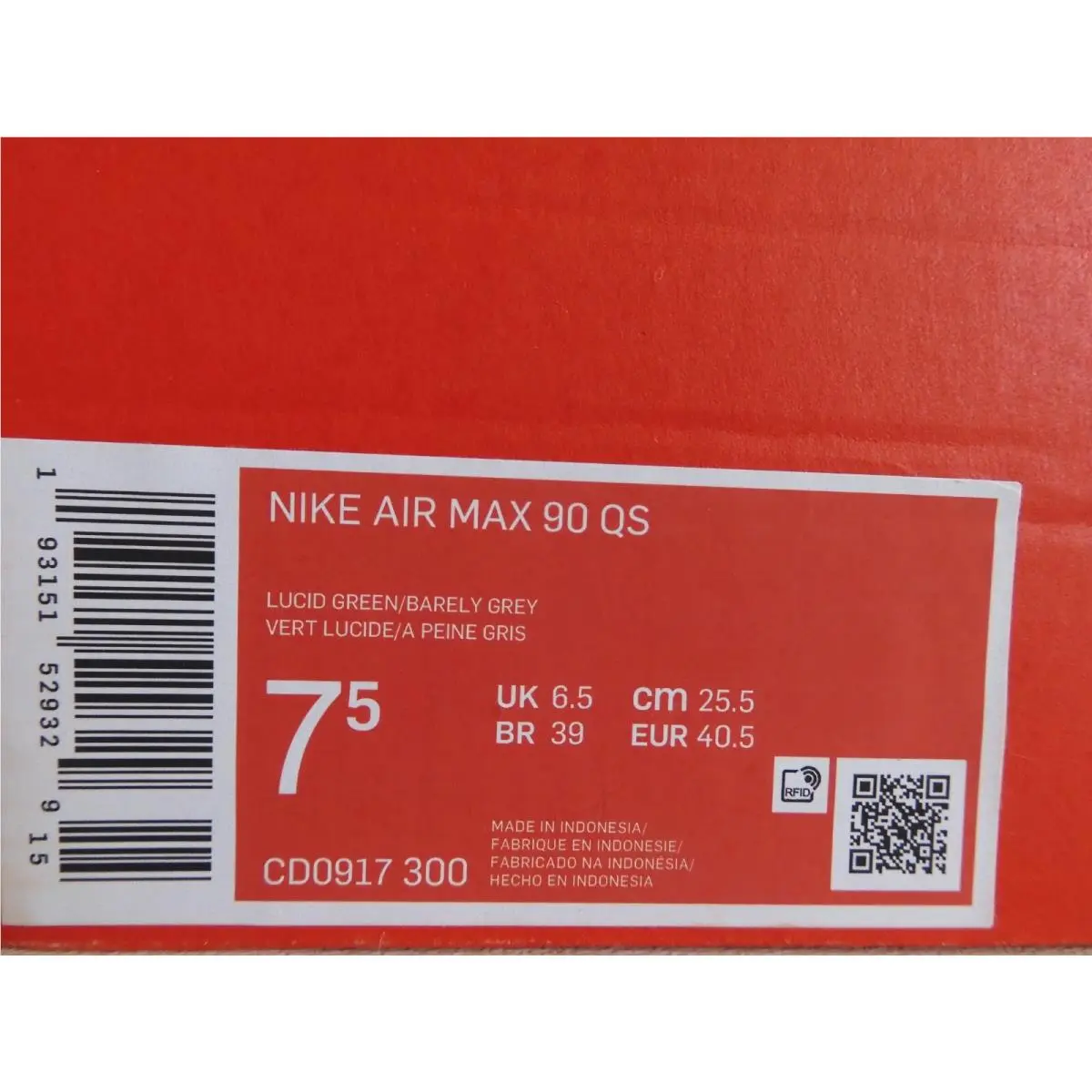 Nike shoes - Nike Air Max 90 - Air Max - CD0917-300 - Multicolor (UPC: 0193151529329) 3