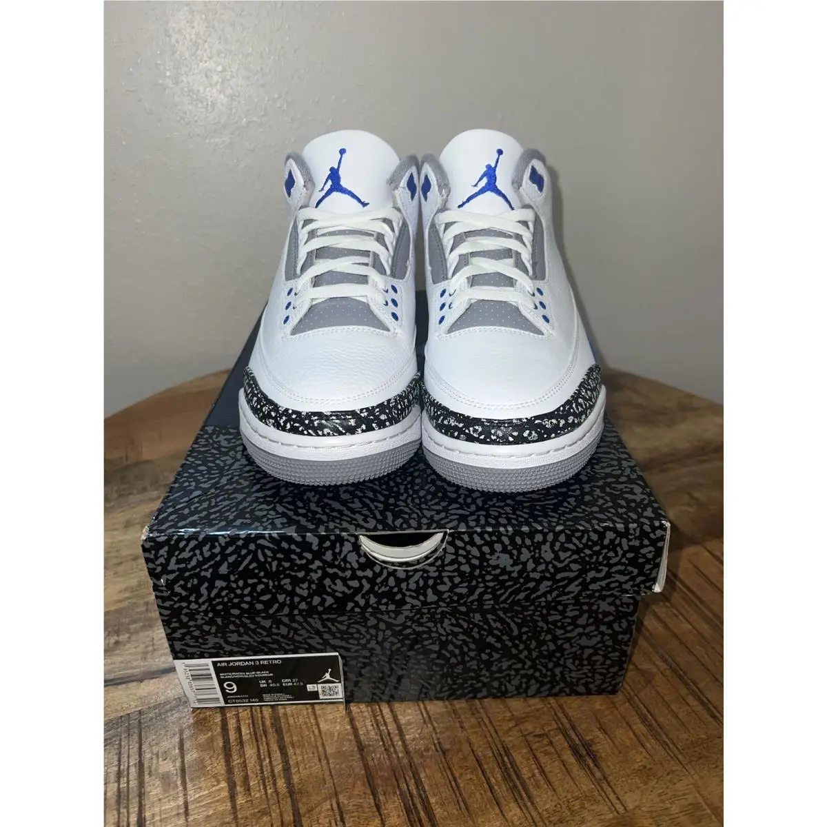 Nike shoes - Air Jordan 3 - Air - CT8532-145 - White (UPC: 0195238838577) 6
