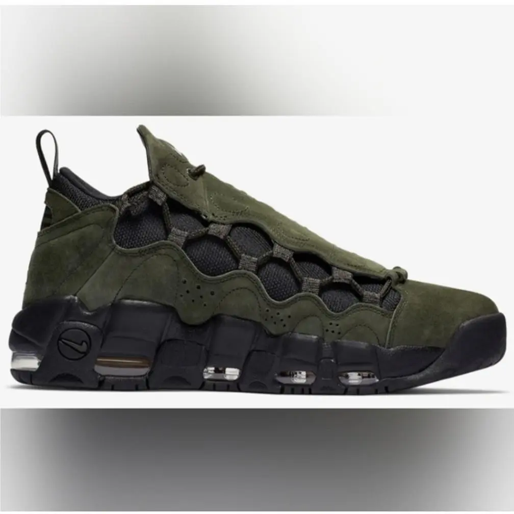 Nike shoes - Nike Air More Money - Air More Money - AJ7383-300 - Green/Black (UPC: 887230740285) 1
