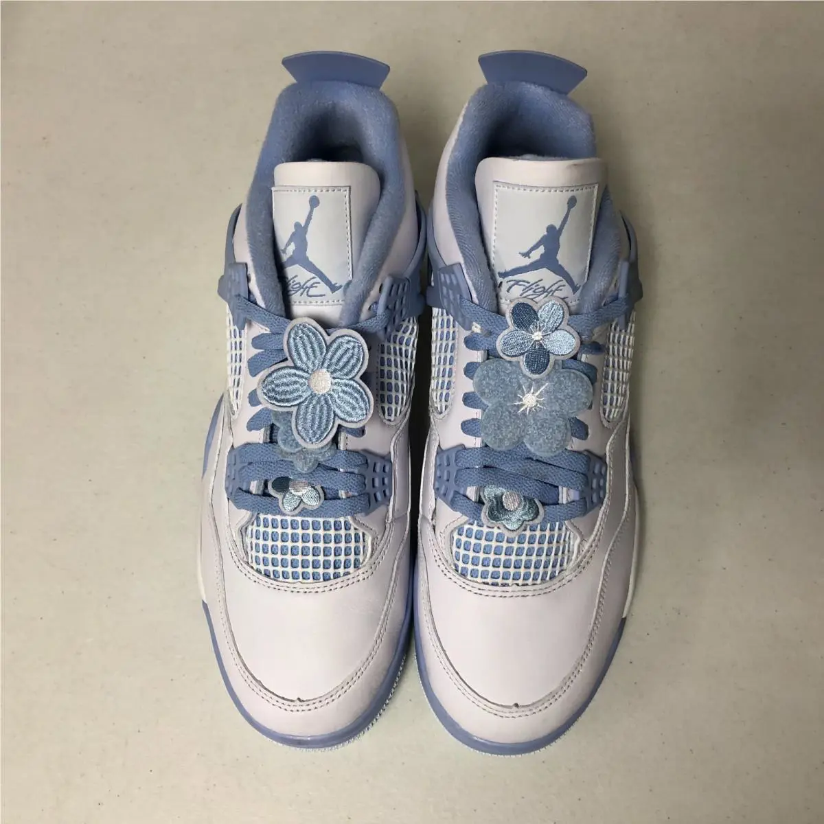 Nike shoes - Air Jordan 4 - Air - HV0823-100 - White/Aluminum-Blue Tint (UPC: 197863025766) 1