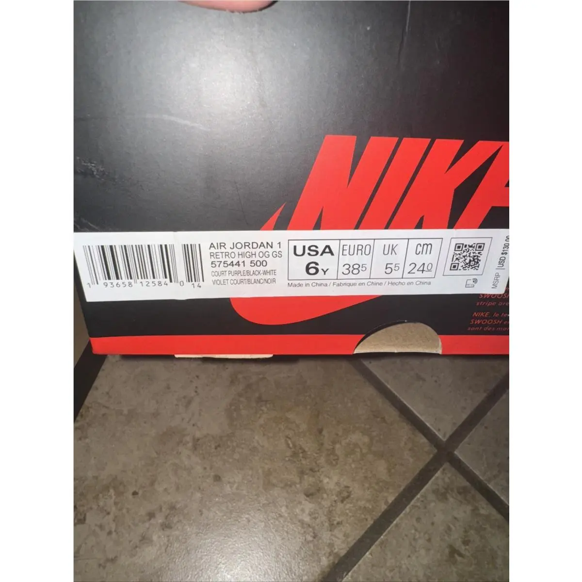 Nike shoes - Air Jordan 1 - Air - 575441-500 - Blue 0
