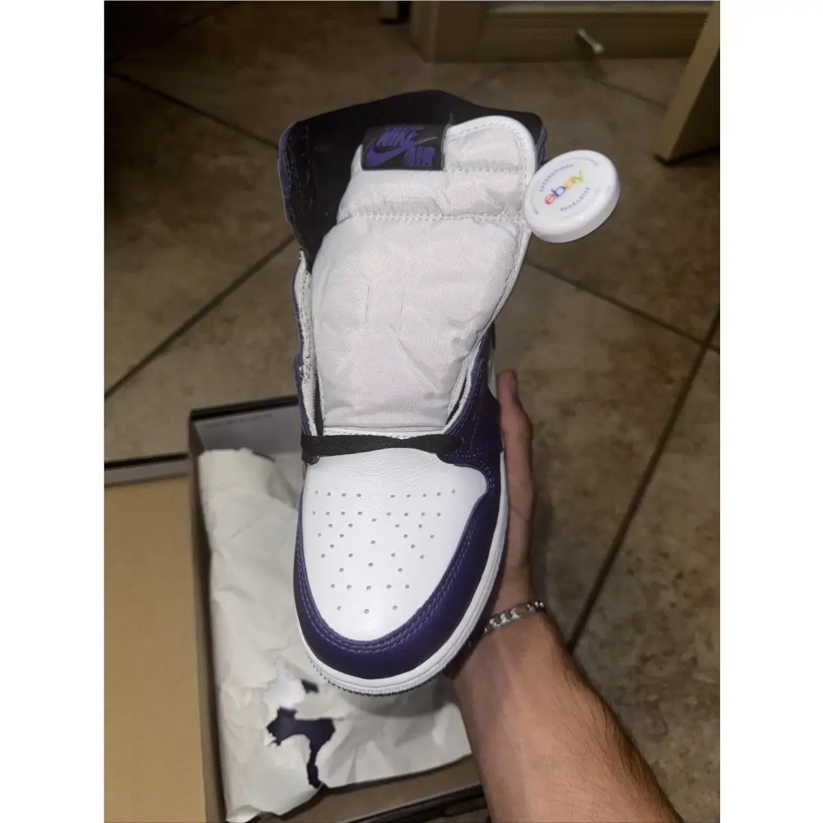 Nike shoes - Air Jordan 1 - Air - 575441-500 - Blue 2