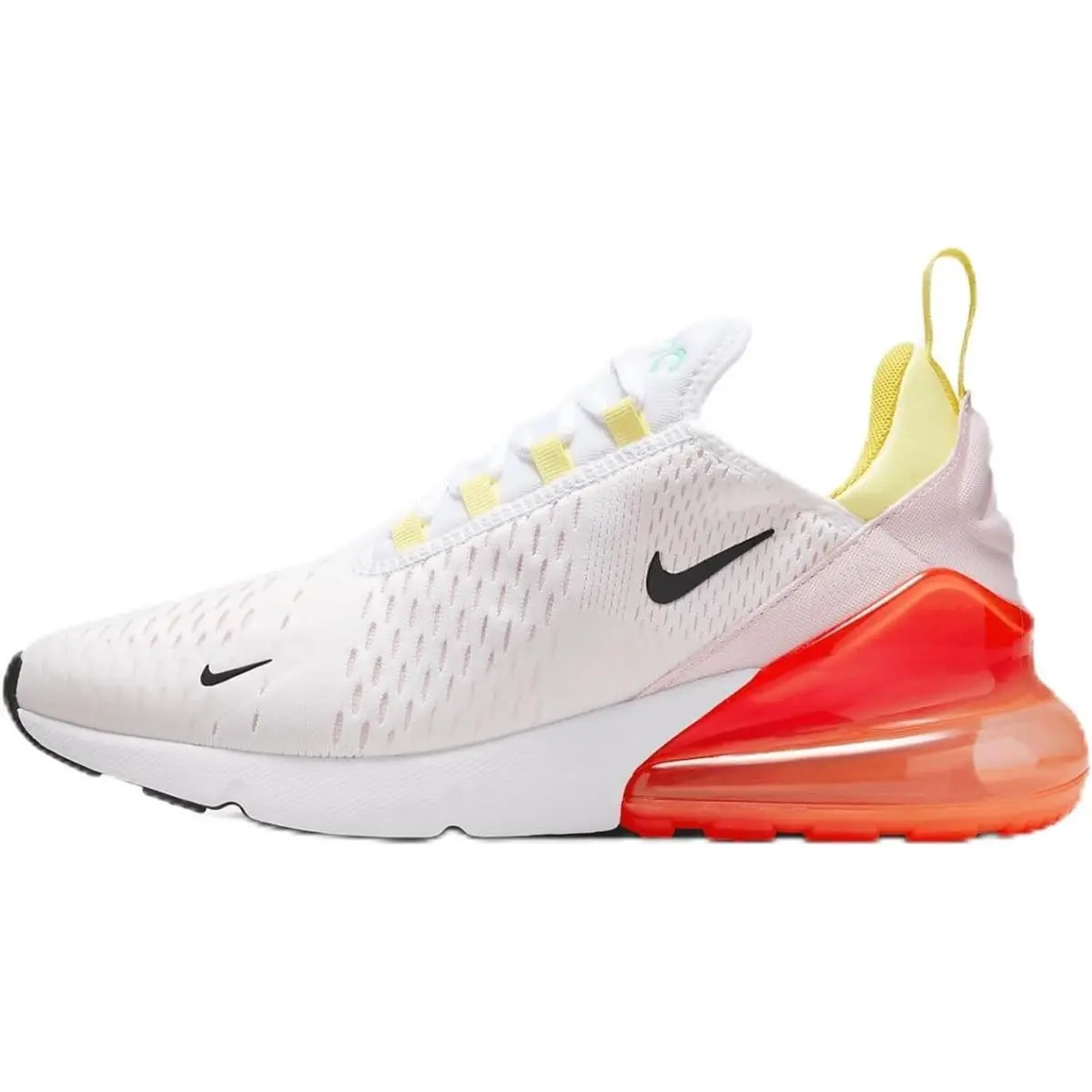 Women`s Nike Air Max 270 White/black-bright Crimson FZ3624 100 - 6
