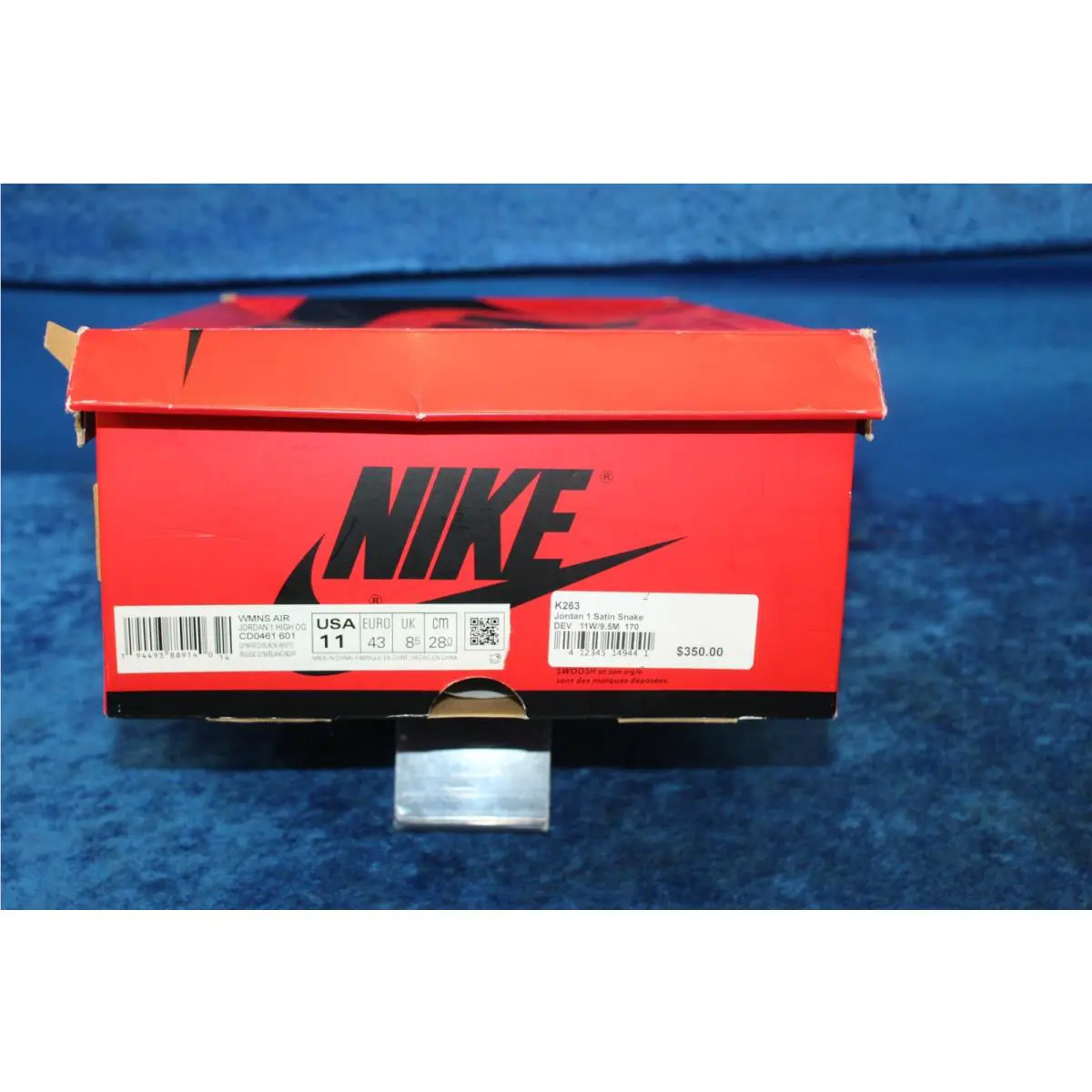 Nike shoes - Air Jordan 1 - Air - CD0461-601 - Red (UPC: 0194493889140) 14