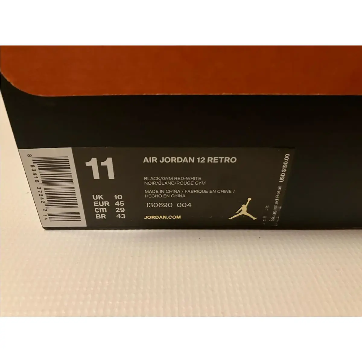 Nike shoes - Air Jordan 12 - Air - 130690 004 - Black 0