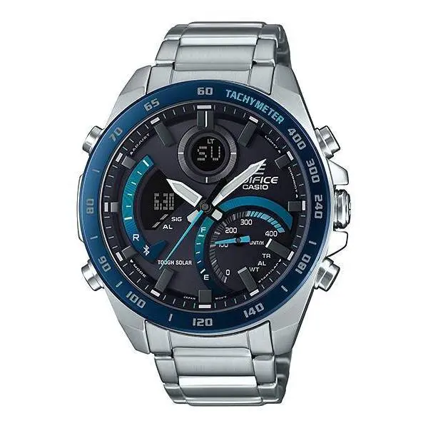 Casio Edifice Tough Solar ECB-900DB-1A Tachymeter Men`s Watch
