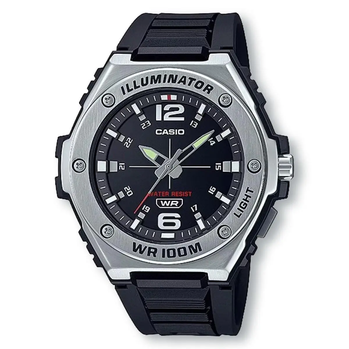 MWA100H-1A Heavy-duty Stainless Steel Silver Watch by Casio