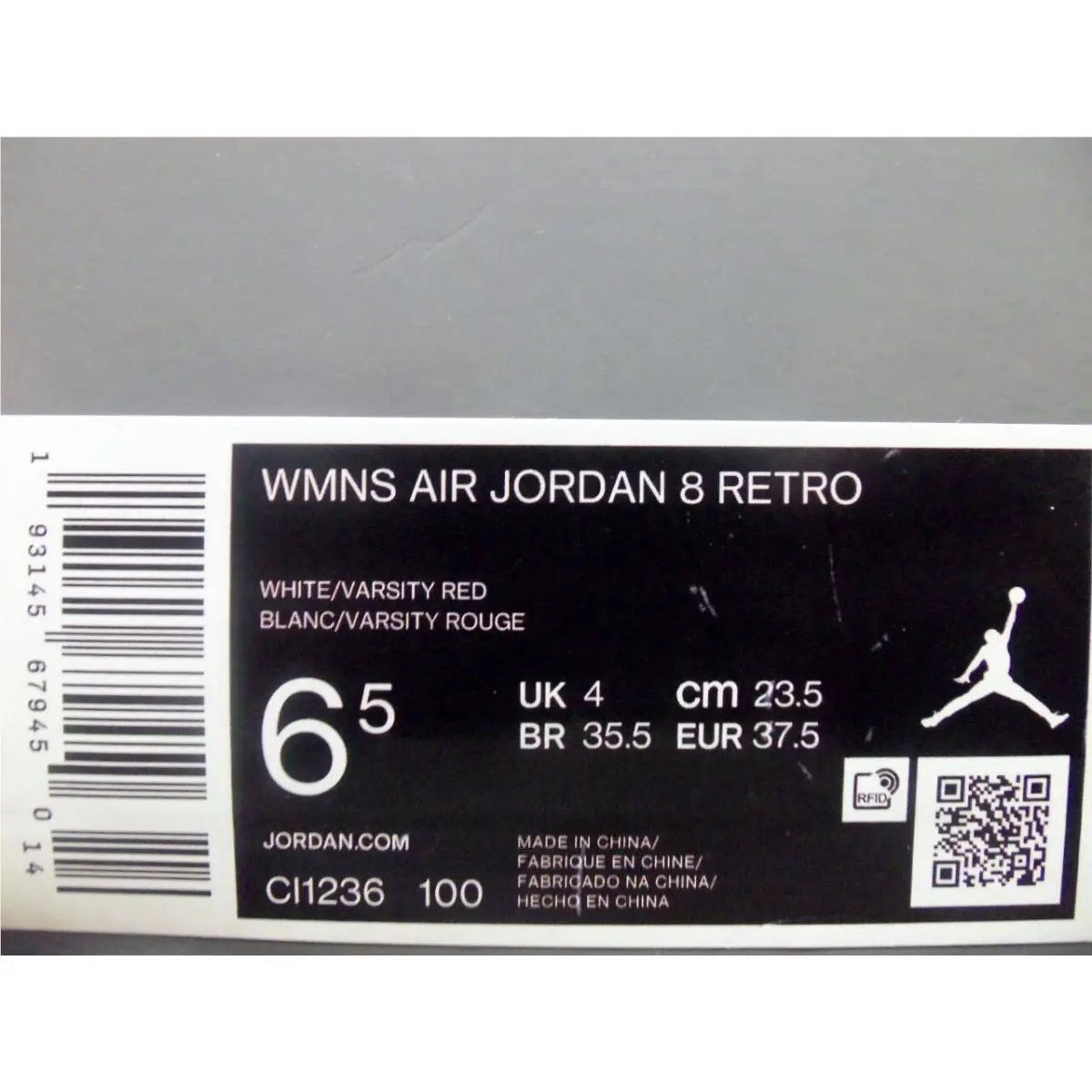 Nike shoes - Air Jordan 8 - Air - CI1236-100 - White (UPC: 193145679450) 3