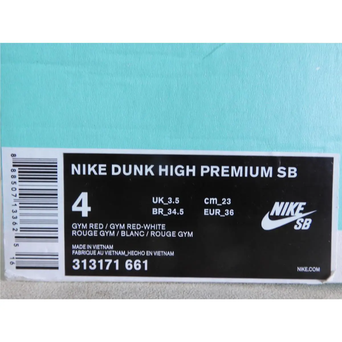Nike shoes - Nike Sb Dunk High - Dunk High - 313171-661 - Red (UPC: 888507133625) 6