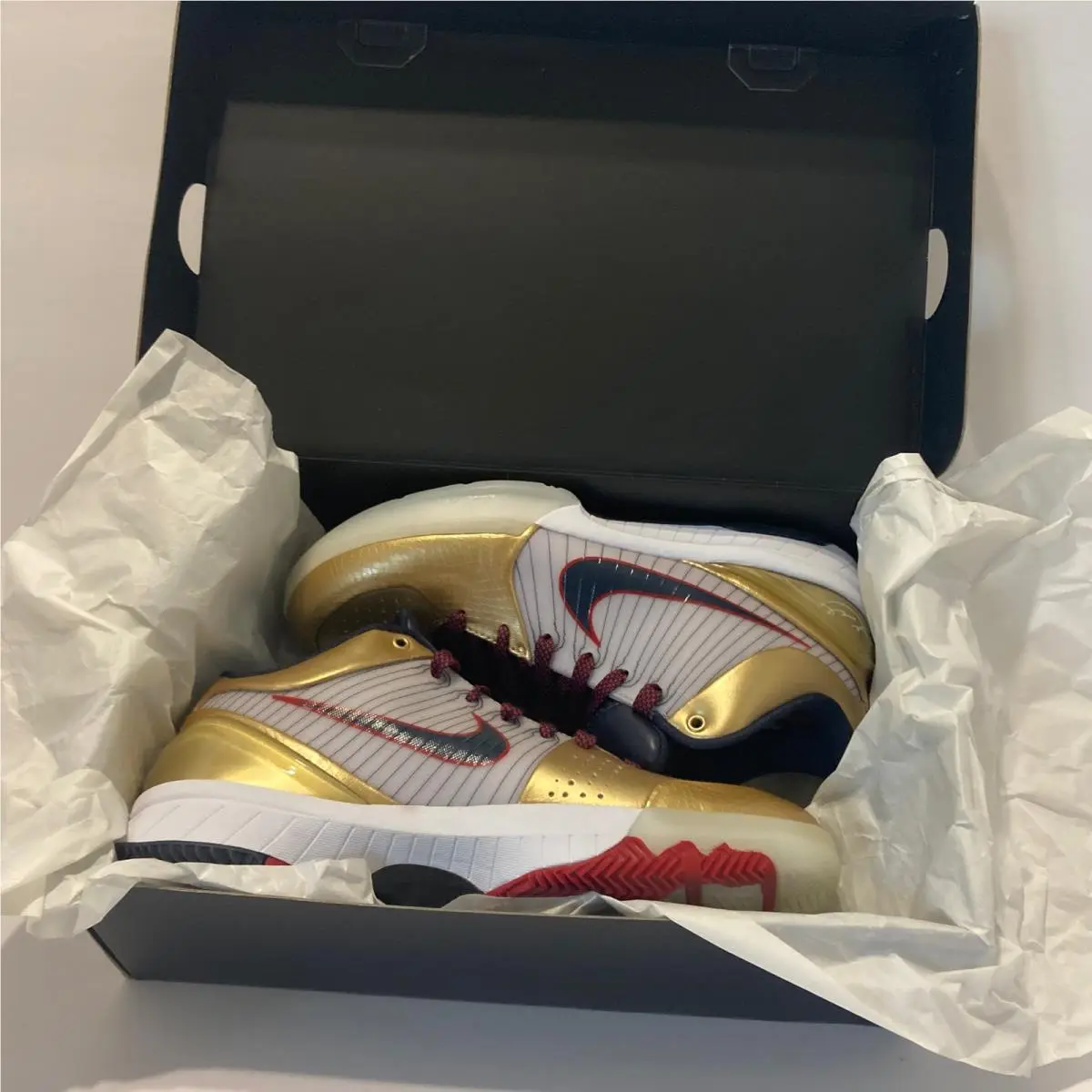 Nike shoes - Nike Zoom Kobe 4 - Zoom Kobe - FQ3544-100 - Gold 0