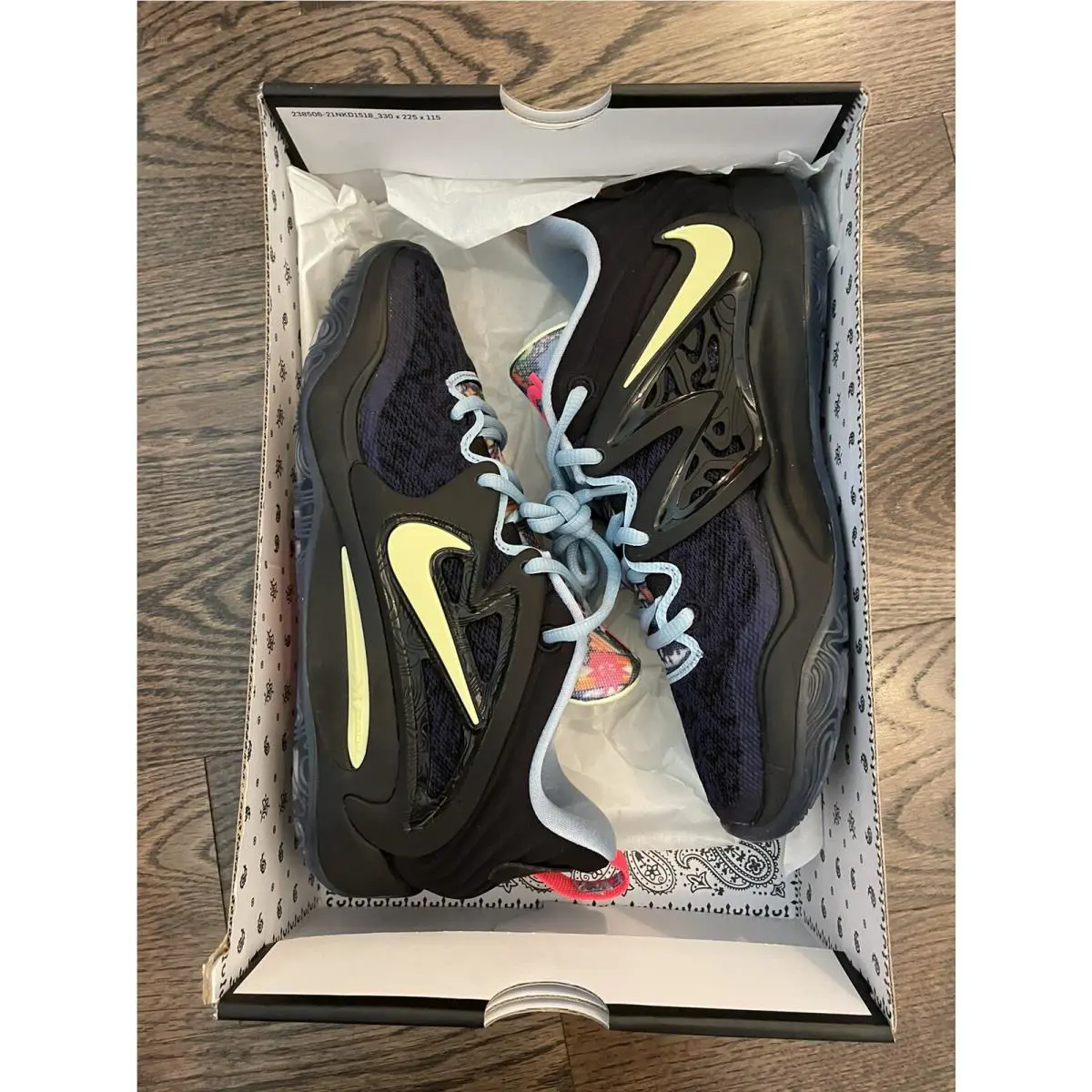 Nike shoes - Nike KD 15 - DC1975001 - Black/Boarder Blue-Sanddrift (UPC: 195869083575) 5
