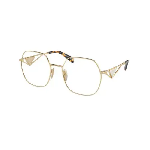 Prada PR59ZV 1511O1 54 Pale Gold Demo Lens Women`s Eyeglasses